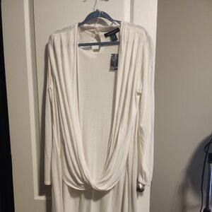 NWT Ashley Stewart White Blouse